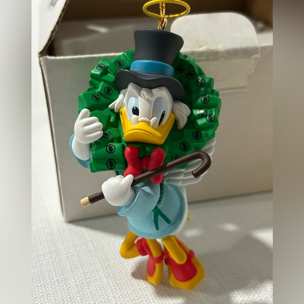 Vintage Disney Scrooge Ornament Grolier’s Christmas Magic